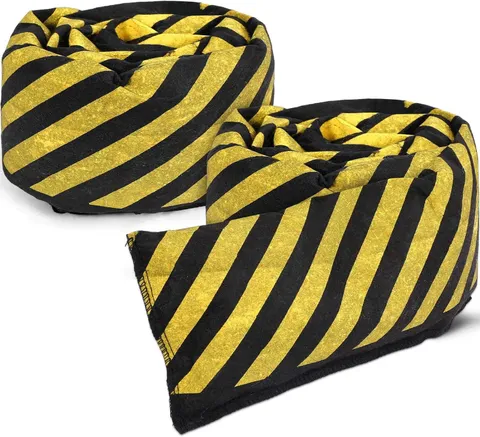 5 Pcs Water Barrier 5 Ft X 6.5 Inch Absorbent Flood Barriers Home Sandless Sand
