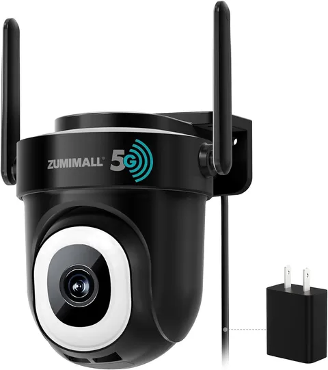 ZUMIMALL 2.5K Wired Cameras for Home Security, 2.4G/5G Wifi Outdoor Security Cam