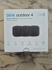 Blink Outdoor 4  Battery smart Powered Smart Security 3 Camera System 