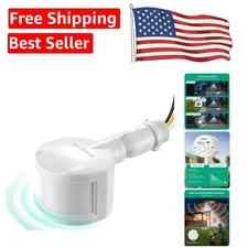 Listed 180° Motion Sensor with Adjustable Settings for Outdoor Security Needs