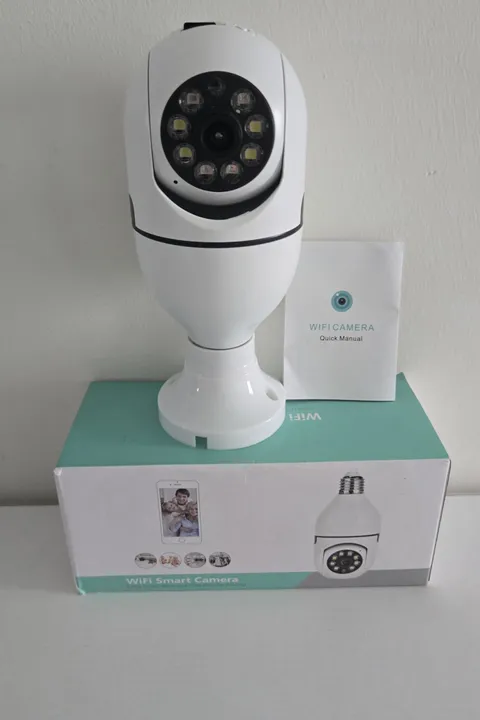 WiFi Smart Security Camera Pan Tilt IR Night Vision w/ Box & Mounting Kit