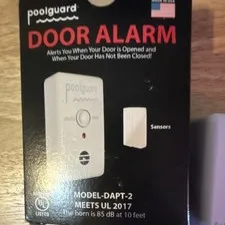 Poolguard DAPT-2 Anti-Theft Door Alarm 85 dB White Security Alarm