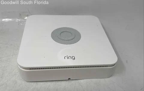 Ring Base Station US White Alarm Security System With Keypad & Adapter Untested
