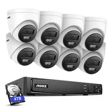 ANNKE 4K PoE Audio Security Camera System 8CH 12MP NVR AI Detection Color Night