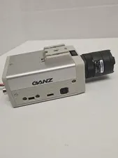 One Untested GANZ YCH-03A CCTV Color Camera W/ Computar 3.5-8mm Sold As Is
