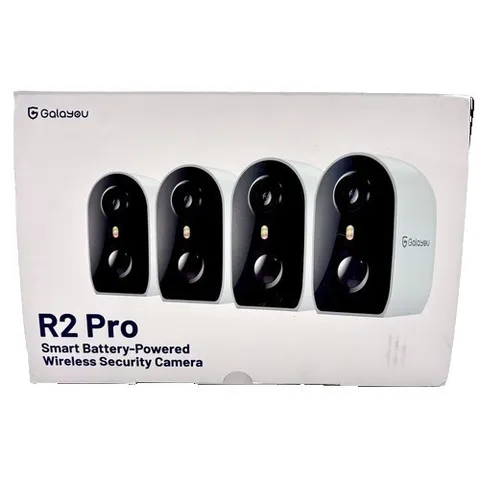 Galayou R2 Pro 2K Smart Battery Powered Wireless Security Camera White