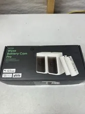 Wyze Battery Cam Pro 2-Pack - 2K HDR Wireless Cameras w/ Mounts  