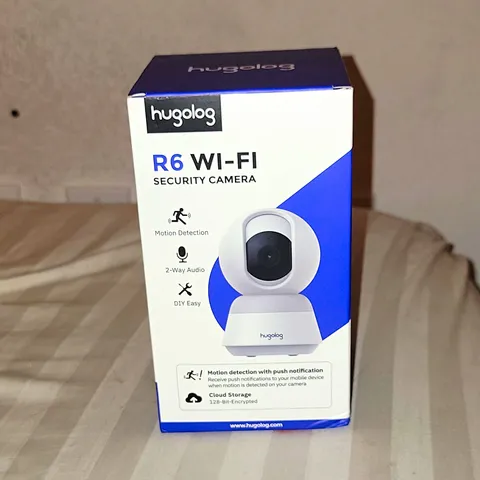 Hugolog R6 Wi-Fi Indoor IP Security Camera 720p Motion Detect 2-Way Audio