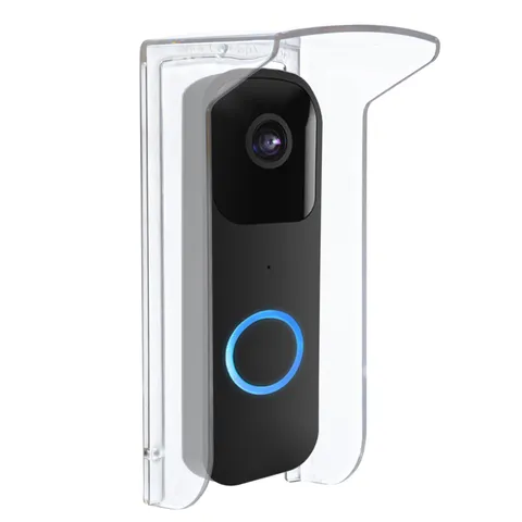 PC Transparent Plastic Protector Cover,Camera Doorbell Cover,Doorbell Rain Co...