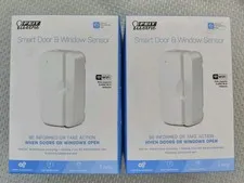 2 x Feit Electric Smart WiFi Door and Window Sensor, Battery Powered New 