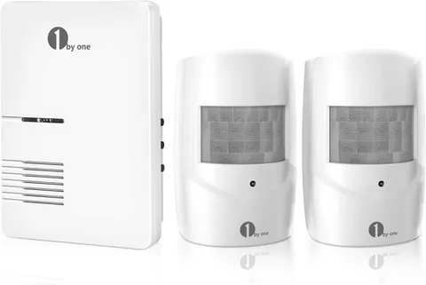 Driveway Alarm, 36 Melodies, 1 Plug-In Receiver 2 PIR Detectors | Home Security