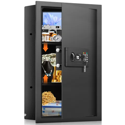 25.6" Tall Fireproof Wall Safe Between Studs 16" Centers | Hidden Wall Safe