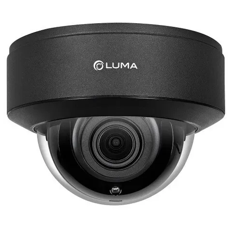 New Luma LUM-820-IP-DM 820 Series 8MP Dome IP Outdoor Camera 2.8-12mm Lens Black