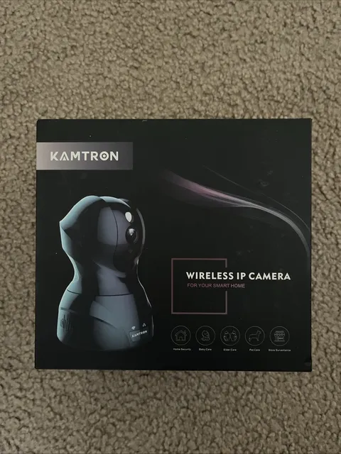 Kamtron Wireless IP Camera 826  1080p Black