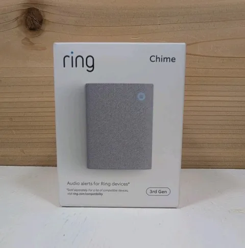 Ring Chime 3rd Gen Enhanced Audio Real-Time Alerts Home Security NEW In Box