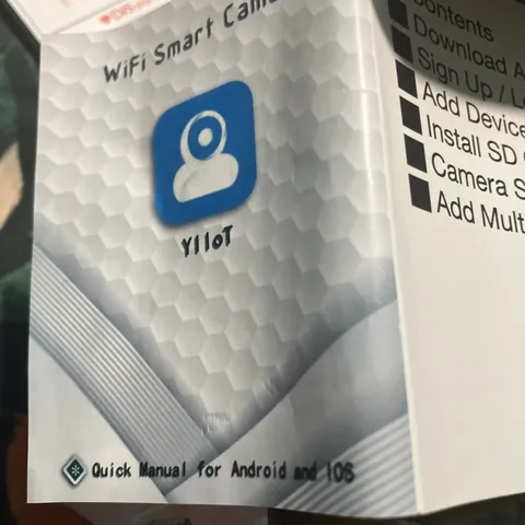 Shenzhen IVY IoT Wireless IP/Network Surveillance Camera WiFi