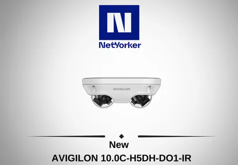 NEW Avigilon 10.0C-H5DH-DO1-IR H5A  2X5MP Dual-Head OutDoor IR IP Dome Camera