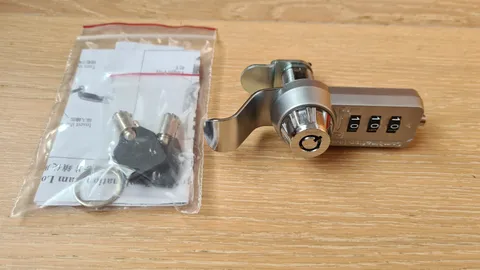 Atlas Lock 7440 Silver Code Combination Cam Lock Keyless Post Mail Box Cabinet
