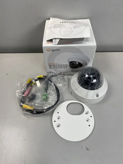 Hanwha - QNV-6012R1 2MP IR Vandal Dome Camera - White