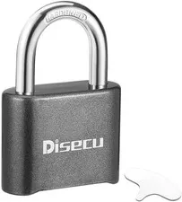 1 Pack  Heavy Duty 4 Digit Combination Lock, Anti-Error Feature, Outdoor