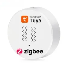 Vibration Sensor with Zigbee function Detection Tuya Smart Life APP Notification