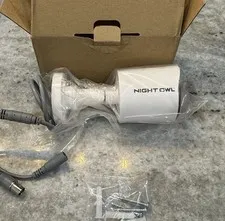 NOB Night Owl 5MP 1080p Bullet Security Spotlight Camera Wired CM-DP2L-B Add-On