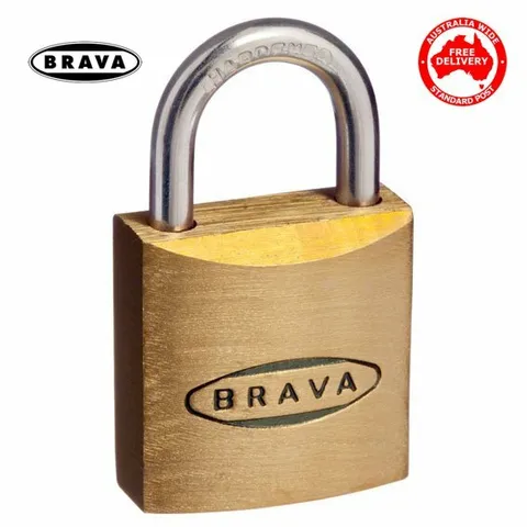 BRAVA 20mm Padlock.  KEYED ALIKE PADLOCKS -Free Postage