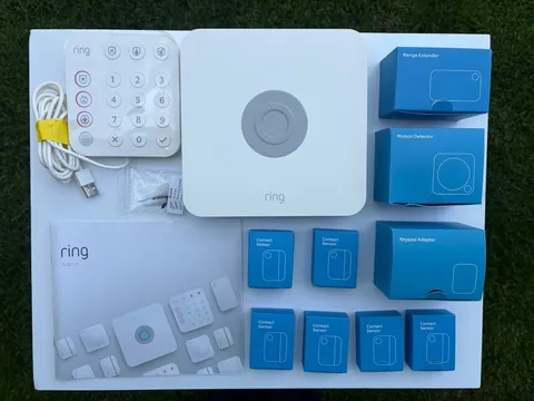 RING Alarm System Security Kit w/Instructions no box Tested Works White