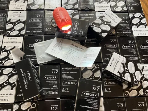 50 NEW Protest Personal Alarm Bulk LOUD Keychains 130dB Emergency Siren Alarms
