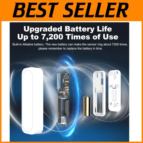 Multi-Door Safety Alarm System | 58 Chimes, 5 Volume Levels