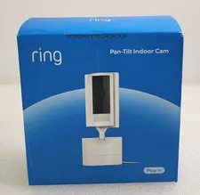 Ring Pan-Tilt Indoor Cam w/360° Horizontal Pan Coverage, Live View, NEW/SEALED