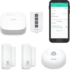 Wireless Smart Home Security System - DIY Alarm Kit with App Alerts