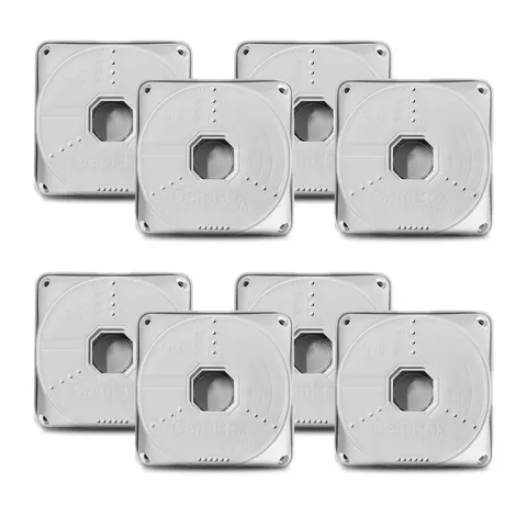 Waterproof Universal Security Camera Junction Box, 8Packs | CCTV Camera Mounting