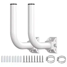 2PCS Bridge Bracket Mount, Pole and Wall Mounted Mount for Outdoor Point to P...