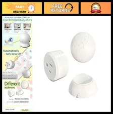 Wireless PIR Motion Sensor Switch - Adjustable Delay, Dual Wiring, Easy Install