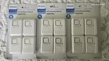 PHILIPS 12 WIRELESS WINDOW/DOOR ALARM Indoor Home Security Magnetic Sensors 