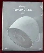 Google Nest Cam Outdoor Wired 2nd Gen 2K HDR Night Vision Open Box