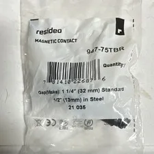Resideo 947-75TBR Wired Indoor Magnetic Contact Door/Window Sensor, Brown