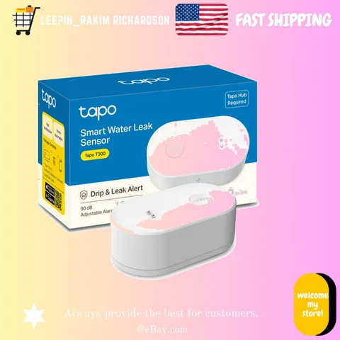 T300 Smart Water Leak Detector WiFi Sensor w/ Alarm App Alerts Requires Hub