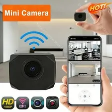 Mini Camera WiFi 1080P HD Smart Home Security Portable IP Cam Remote Monitoring