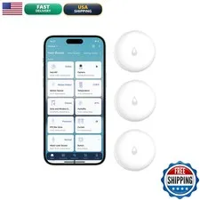 Aqara Water Leak Sensor 3 Pack, Zigbee Wireless Detector for Kitchen, Bathroom
