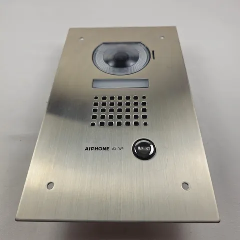 Aiphone AX-DVF Video Door Station Intercom Doorbell Stainless Steel Tested