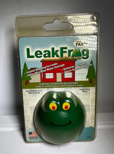 LeakFrog Water Alarm System Leak Frog Flood Detector - NEW