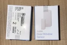 (2) GE Interlogix TX-E201 Wireless Door Window Sensor, Magnet, XT, XTi