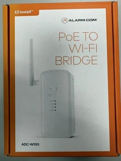 Alarm.com ADC-W100 POE to WiFi bridge