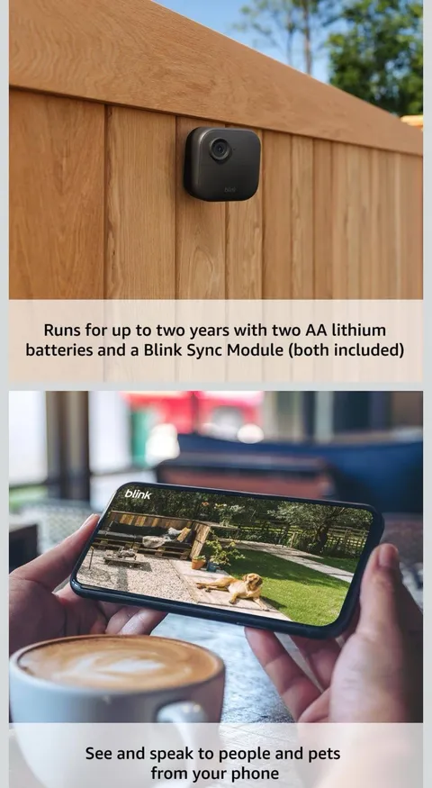 Blink Outdoor 4th Gen Battery-Powered Camera System with Sync Module 5 Cameras