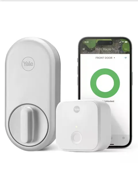 Yale Approach Lock with Wi-Fi Bridge, Silver (YRR10-WF1-SLV)