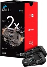 Cardo Motorcycle Bluetooth Headset Dual Pack Waterproof