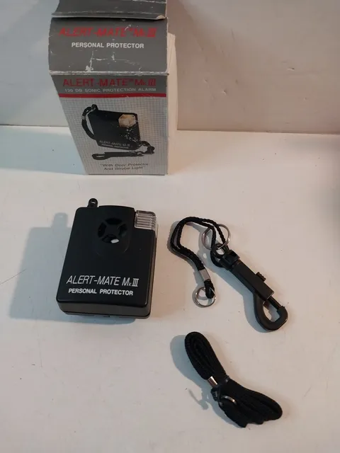 Vintage  Alert-Mate Sonic Protection Personal Alarm MkIII