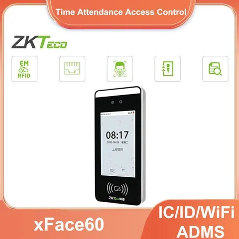 ZKTeco Xface60 Visible Light Biometric Face Facial Recognition Access Control